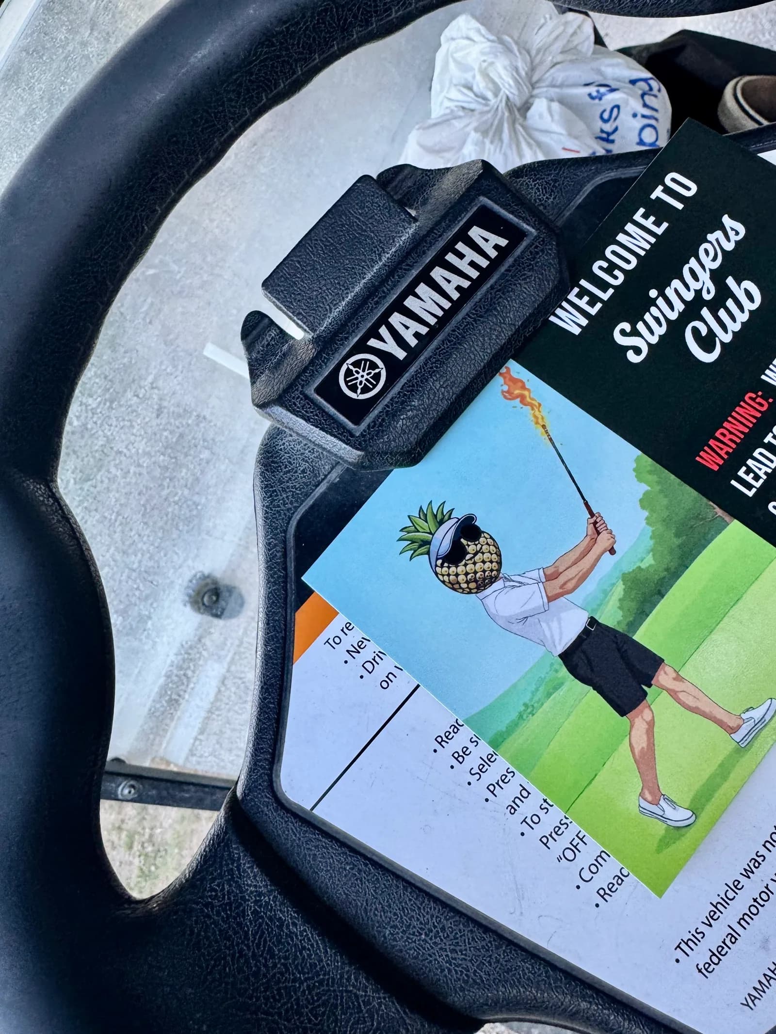 On the green in Swingers Club style